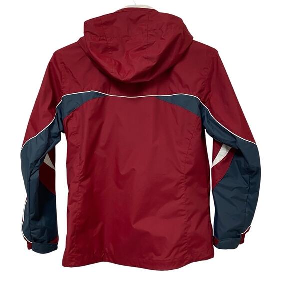 Vintage 90s Columbia Interchange Maroon 3 in 1 Winter Jacket Womens Medium M - Picture 3 of 9